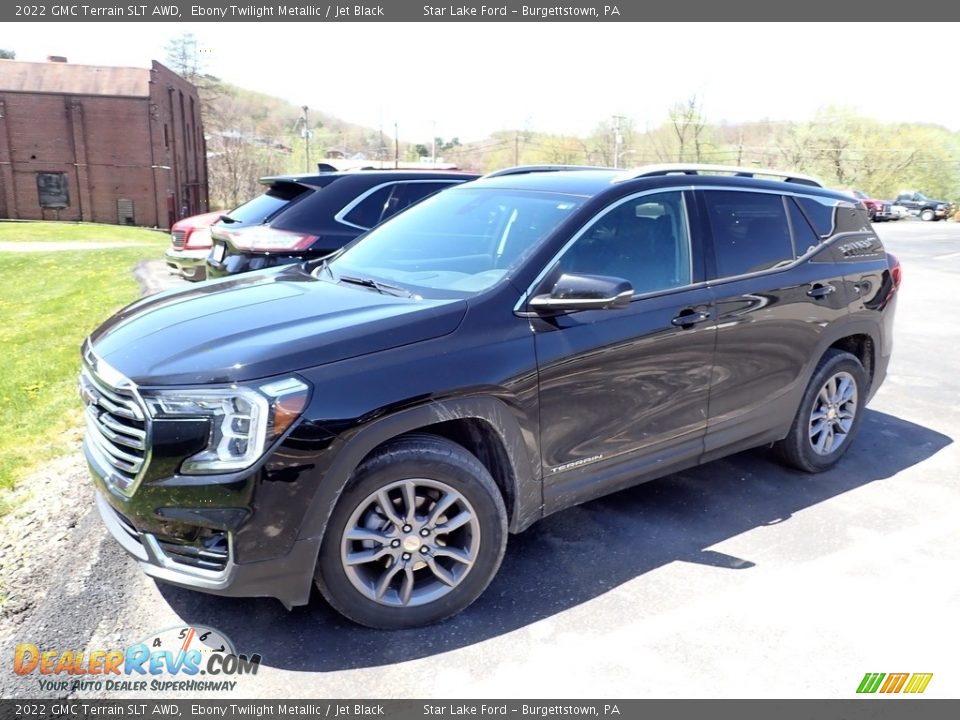 2022 GMC Terrain SLT AWD Ebony Twilight Metallic / Jet Black Photo #1