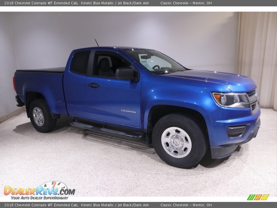 Kinetic Blue Metallic 2018 Chevrolet Colorado WT Extended Cab Photo #1