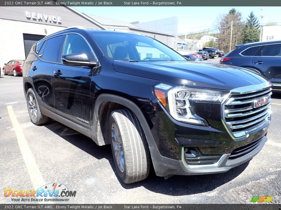 2022 GMC Terrain SLT AWD Ebony Twilight Metallic / Jet Black Photo #3