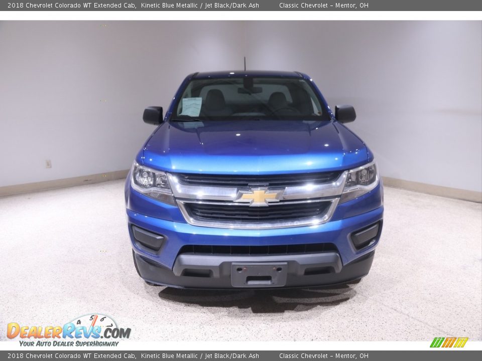 2018 Chevrolet Colorado WT Extended Cab Kinetic Blue Metallic / Jet Black/Dark Ash Photo #2