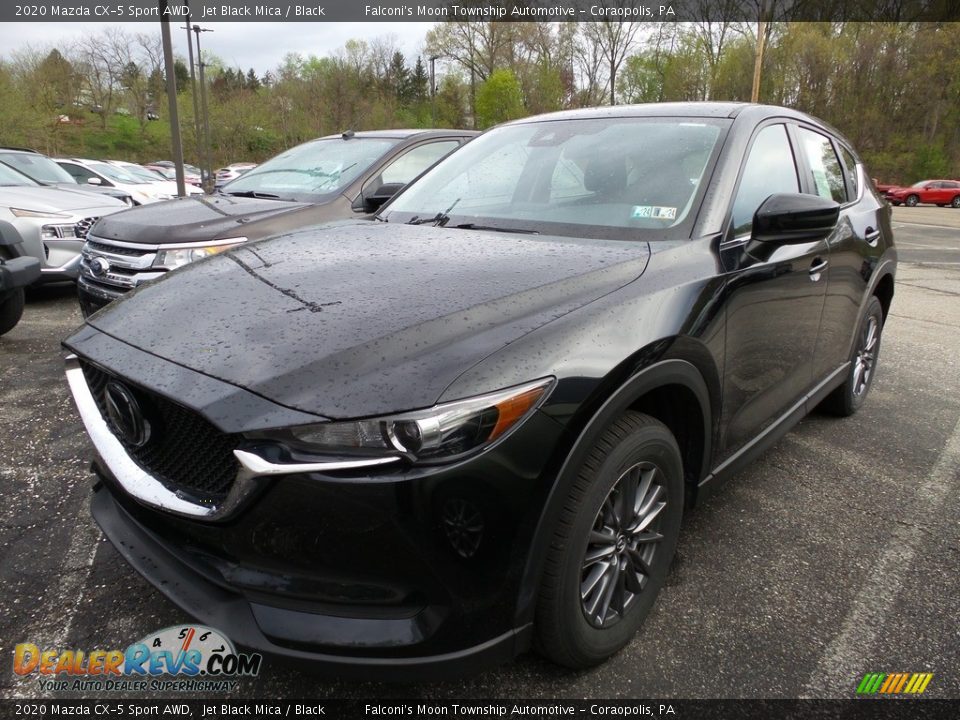 2020 Mazda CX-5 Sport AWD Jet Black Mica / Black Photo #1