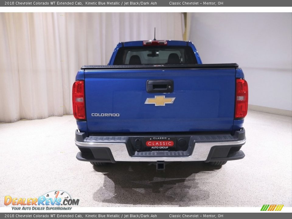 2018 Chevrolet Colorado WT Extended Cab Kinetic Blue Metallic / Jet Black/Dark Ash Photo #17