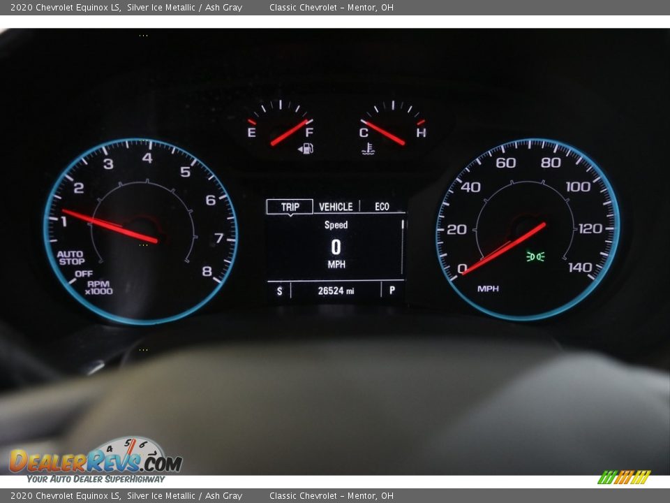 2020 Chevrolet Equinox LS Silver Ice Metallic / Ash Gray Photo #8
