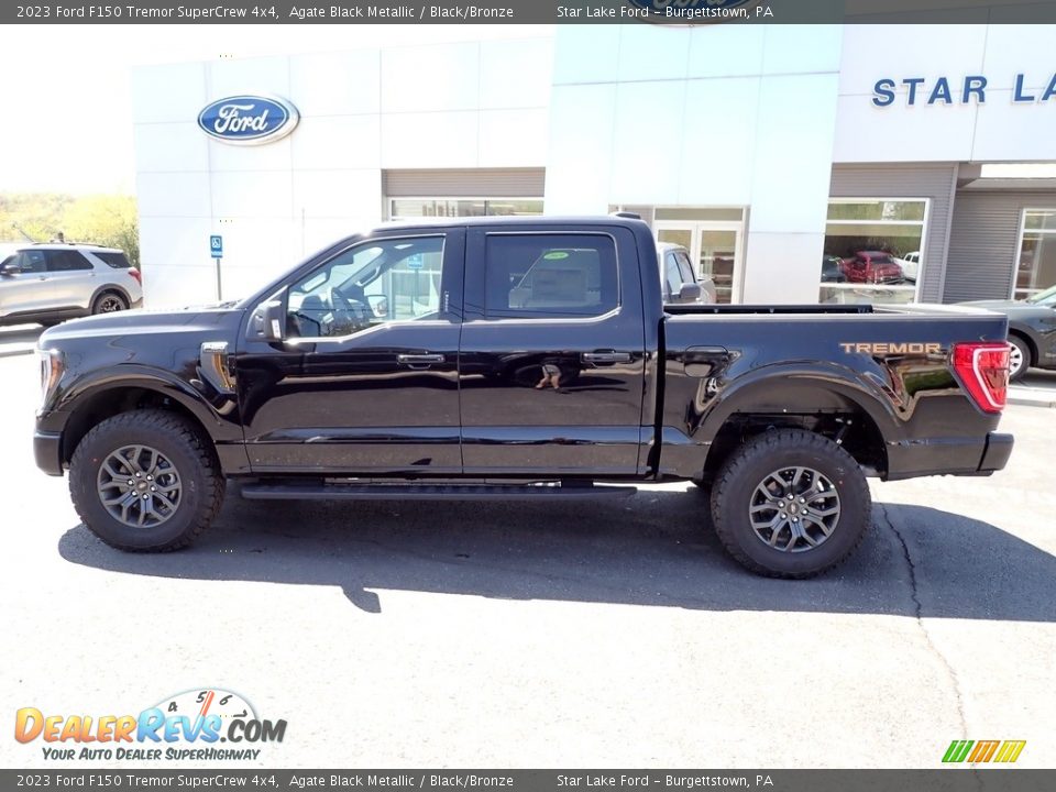 Agate Black Metallic 2023 Ford F150 Tremor SuperCrew 4x4 Photo #2