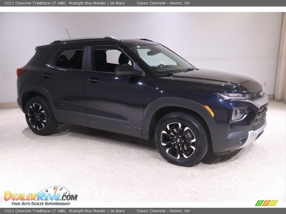 2021 Chevrolet TrailBlazer LT AWD Midnight Blue Metallic / Jet Black Photo #1