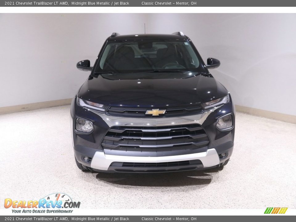 2021 Chevrolet Trailblazer LT AWD Midnight Blue Metallic / Jet Black Photo #2