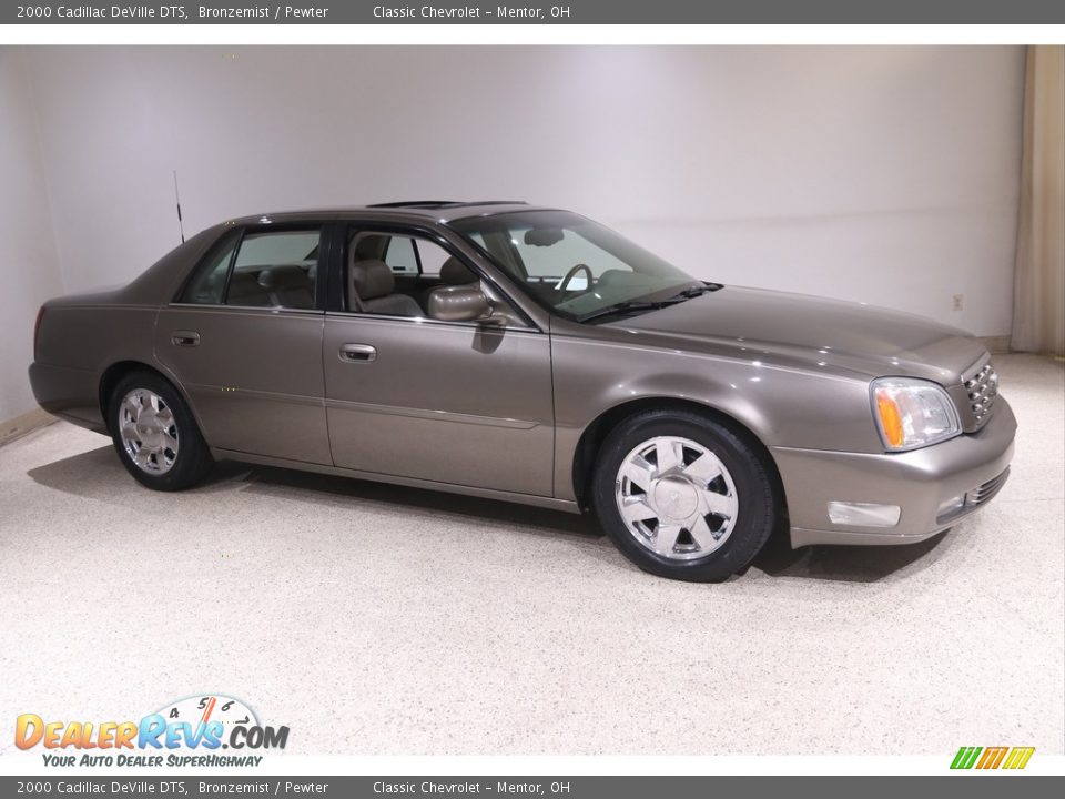 2000 Cadillac DeVille DTS Bronzemist / Pewter Photo #1