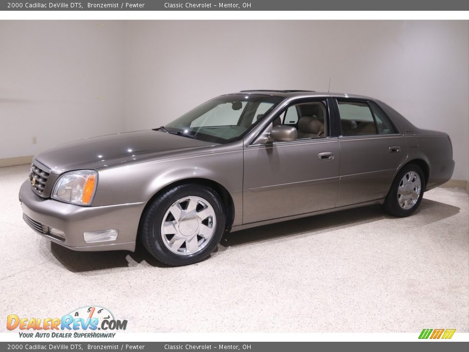 2000 Cadillac DeVille DTS Bronzemist / Pewter Photo #3