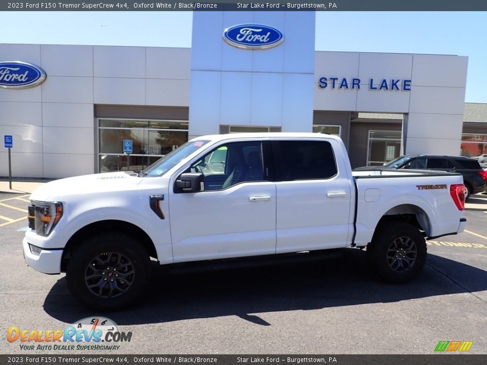 2023 Ford F150 Tremor SuperCrew 4x4 Oxford White / Black/Bronze Photo #1