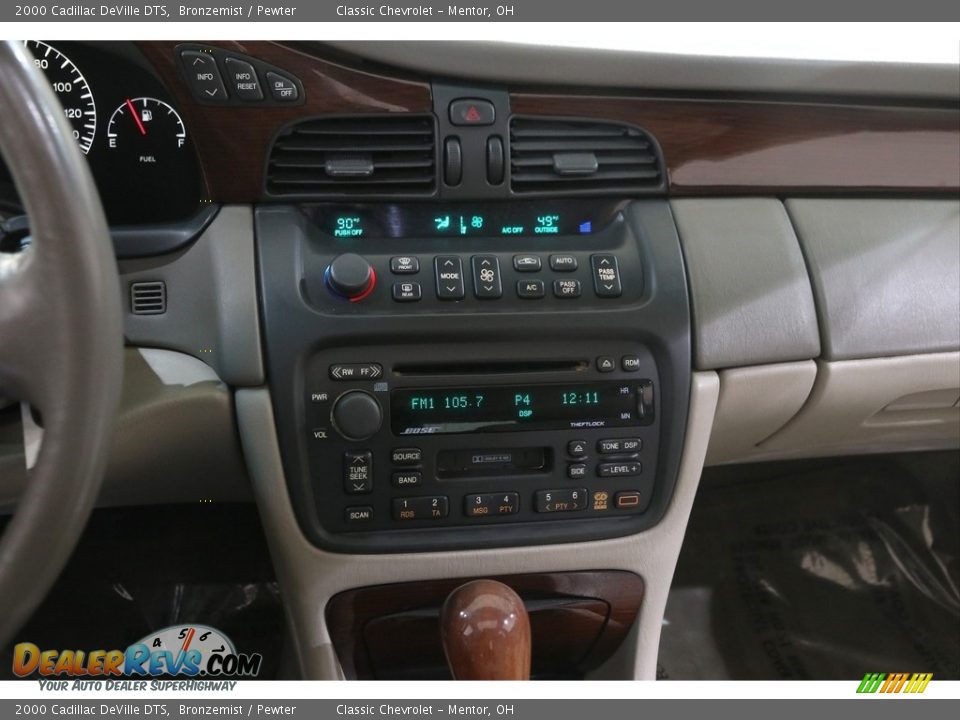 2000 Cadillac DeVille DTS Bronzemist / Pewter Photo #9