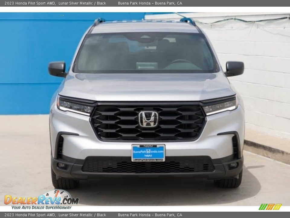 2023 Honda Pilot Sport AWD Lunar Silver Metallic / Black Photo #3