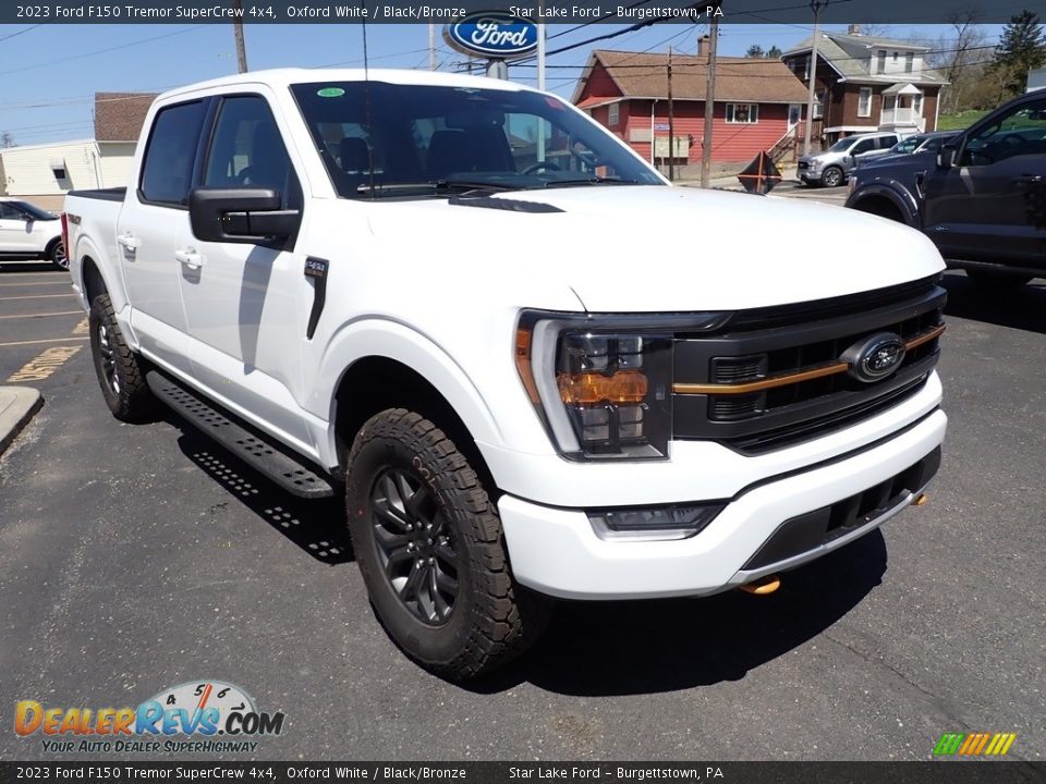 2023 Ford F150 Tremor SuperCrew 4x4 Oxford White / Black/Bronze Photo #7