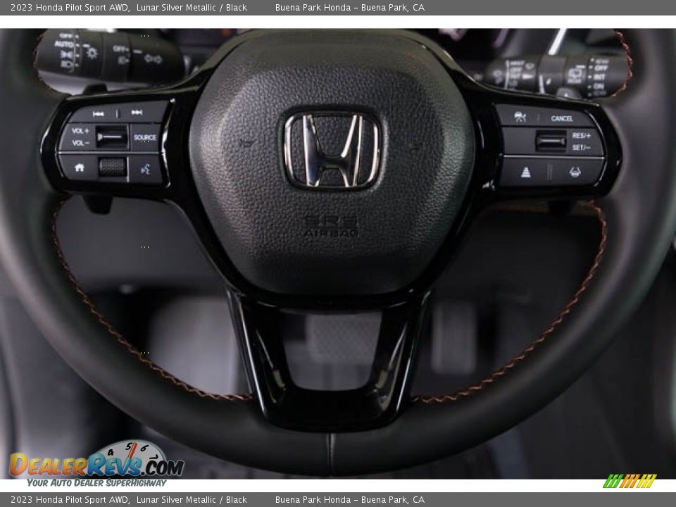 2023 Honda Pilot Sport AWD Steering Wheel Photo #17