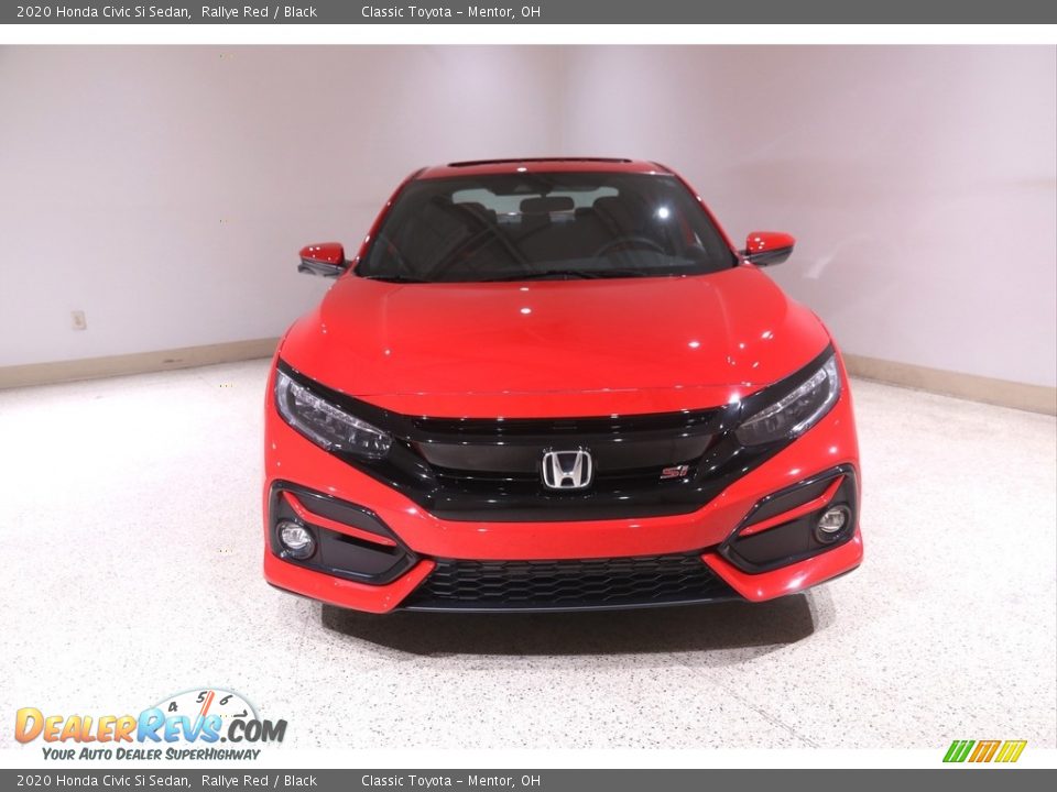 2020 Honda Civic Si Sedan Rallye Red / Black Photo #2