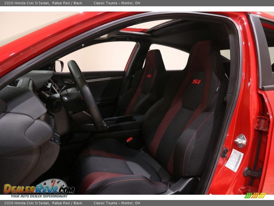 2020 Honda Civic Si Sedan Rallye Red / Black Photo #5