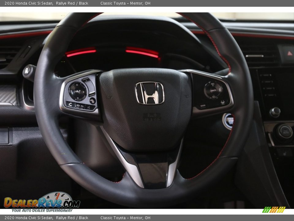 2020 Honda Civic Si Sedan Rallye Red / Black Photo #7