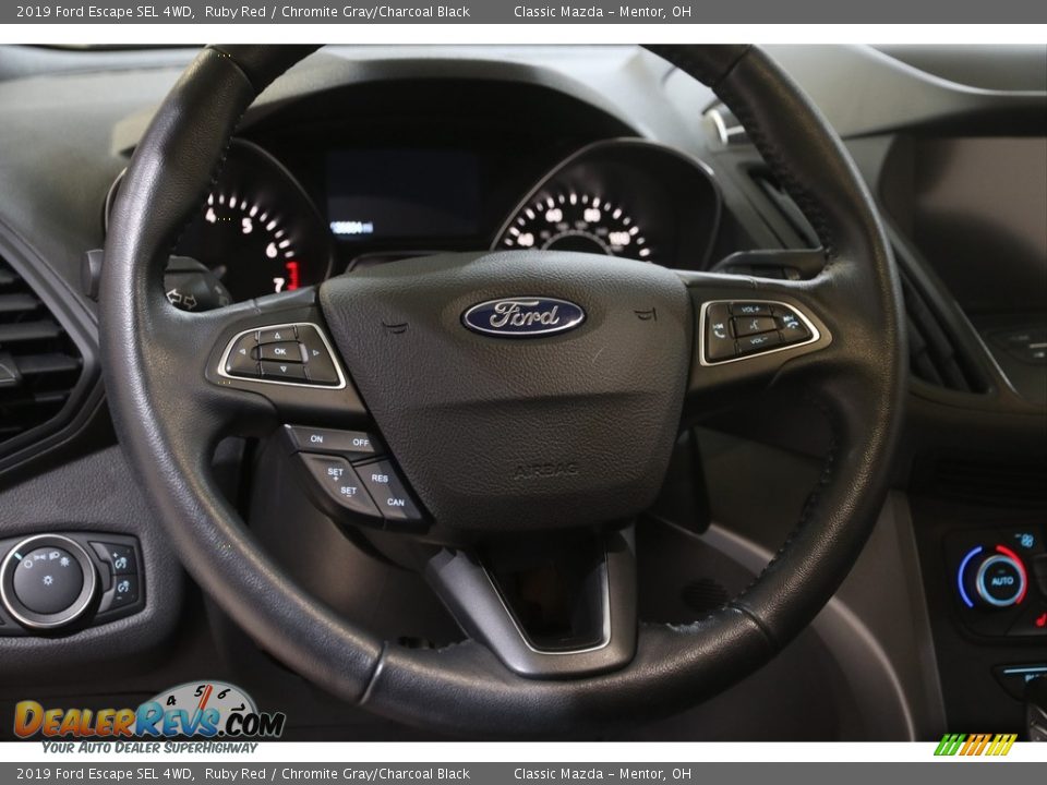 2019 Ford Escape SEL 4WD Ruby Red / Chromite Gray/Charcoal Black Photo #8