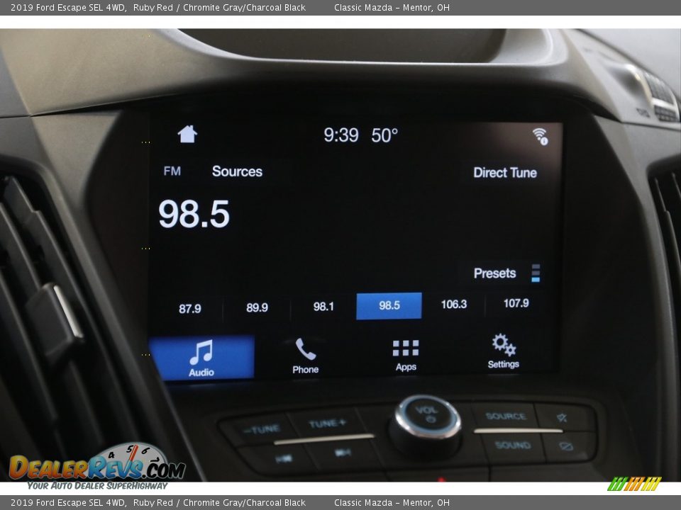 2019 Ford Escape SEL 4WD Ruby Red / Chromite Gray/Charcoal Black Photo #11