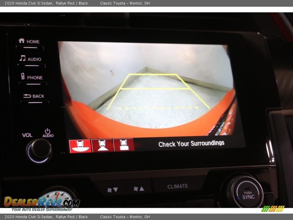 2020 Honda Civic Si Sedan Rallye Red / Black Photo #13