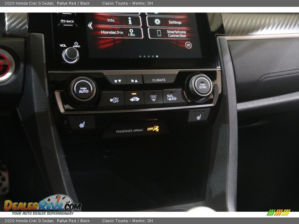 2020 Honda Civic Si Sedan Rallye Red / Black Photo #14