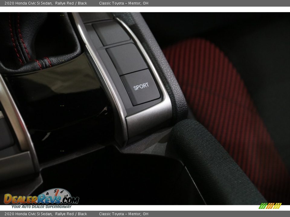 2020 Honda Civic Si Sedan Rallye Red / Black Photo #16