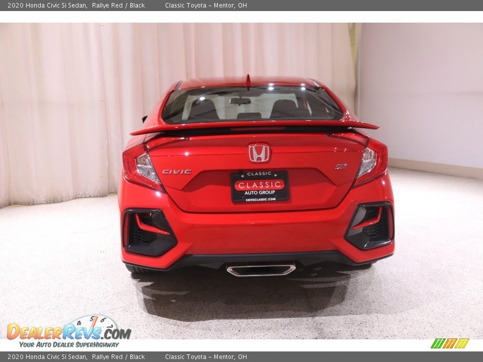 2020 Honda Civic Si Sedan Rallye Red / Black Photo #21