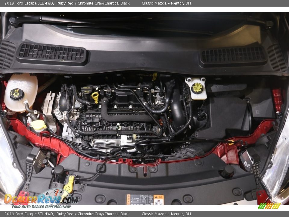 2019 Ford Escape SEL 4WD Ruby Red / Chromite Gray/Charcoal Black Photo #20