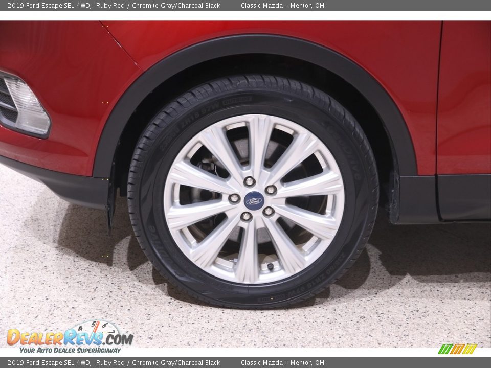 2019 Ford Escape SEL 4WD Ruby Red / Chromite Gray/Charcoal Black Photo #21