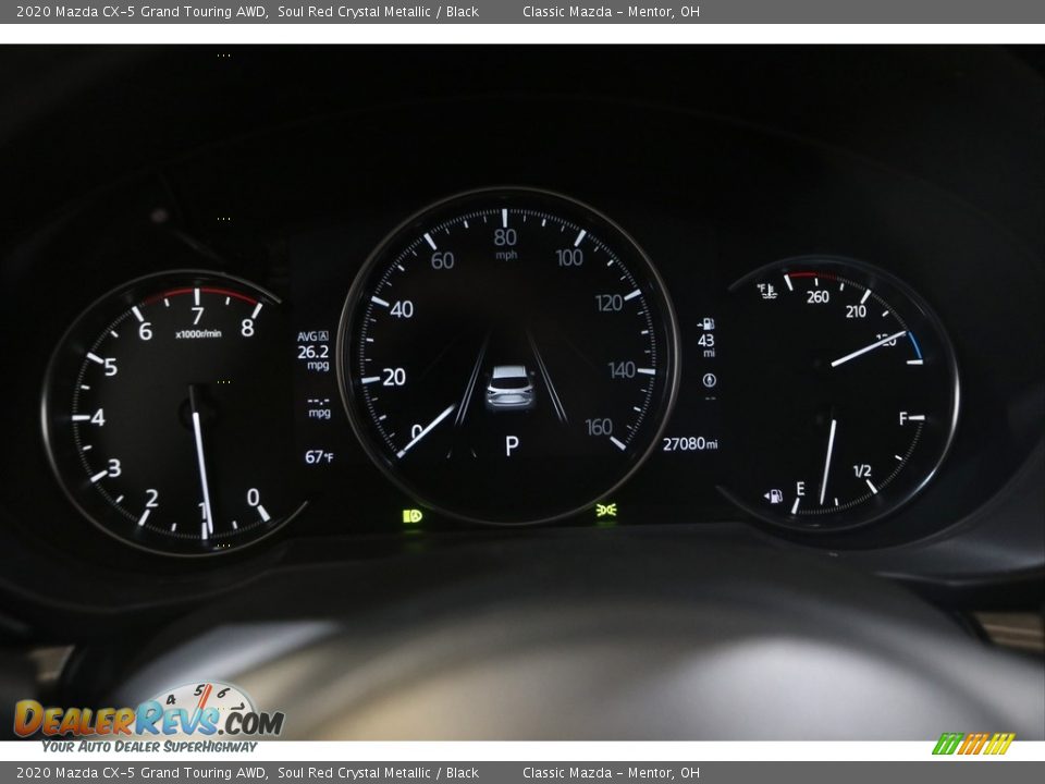 2020 Mazda CX-5 Grand Touring AWD Soul Red Crystal Metallic / Black Photo #8