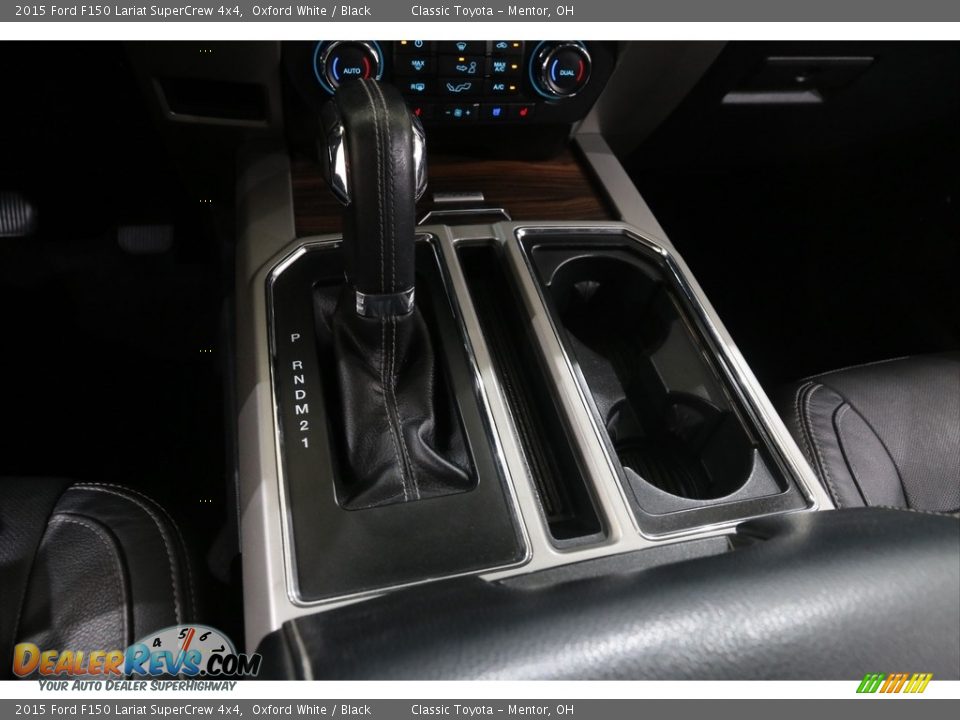 2015 Ford F150 Lariat SuperCrew 4x4 Oxford White / Black Photo #18