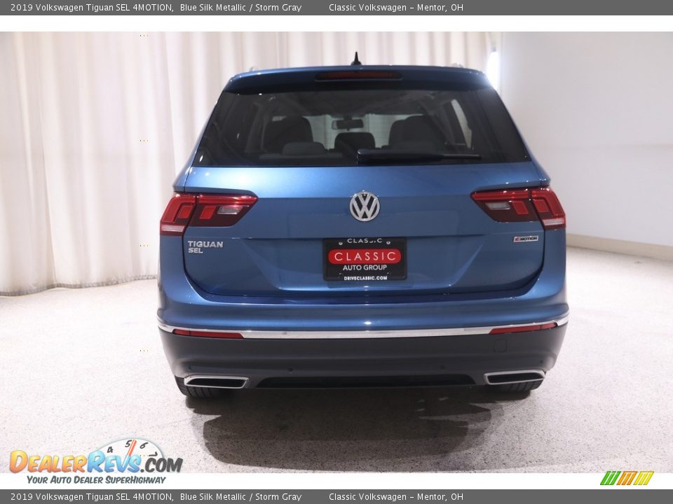 2019 Volkswagen Tiguan SEL 4MOTION Blue Silk Metallic / Storm Gray Photo #20