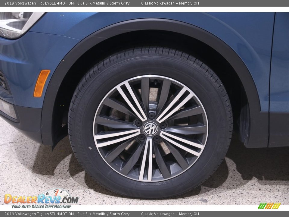 2019 Volkswagen Tiguan SEL 4MOTION Blue Silk Metallic / Storm Gray Photo #22