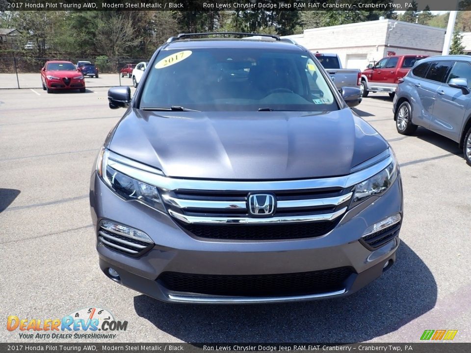 2017 Honda Pilot Touring AWD Modern Steel Metallic / Black Photo #2