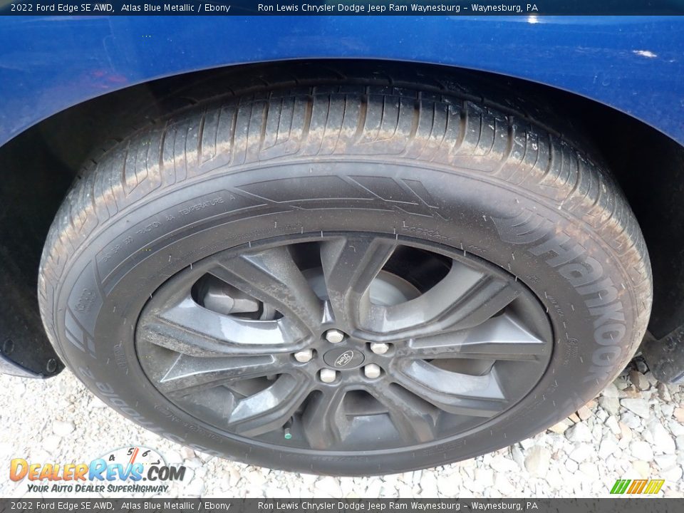 2022 Ford Edge SE AWD Atlas Blue Metallic / Ebony Photo #5