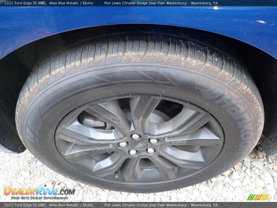 2022 Ford Edge SE AWD Atlas Blue Metallic / Ebony Photo #5