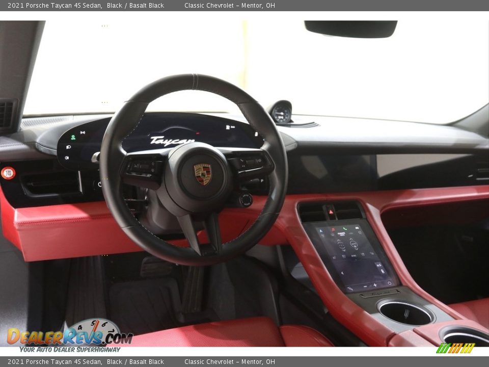 Dashboard of 2021 Porsche Taycan 4S Sedan Photo #7