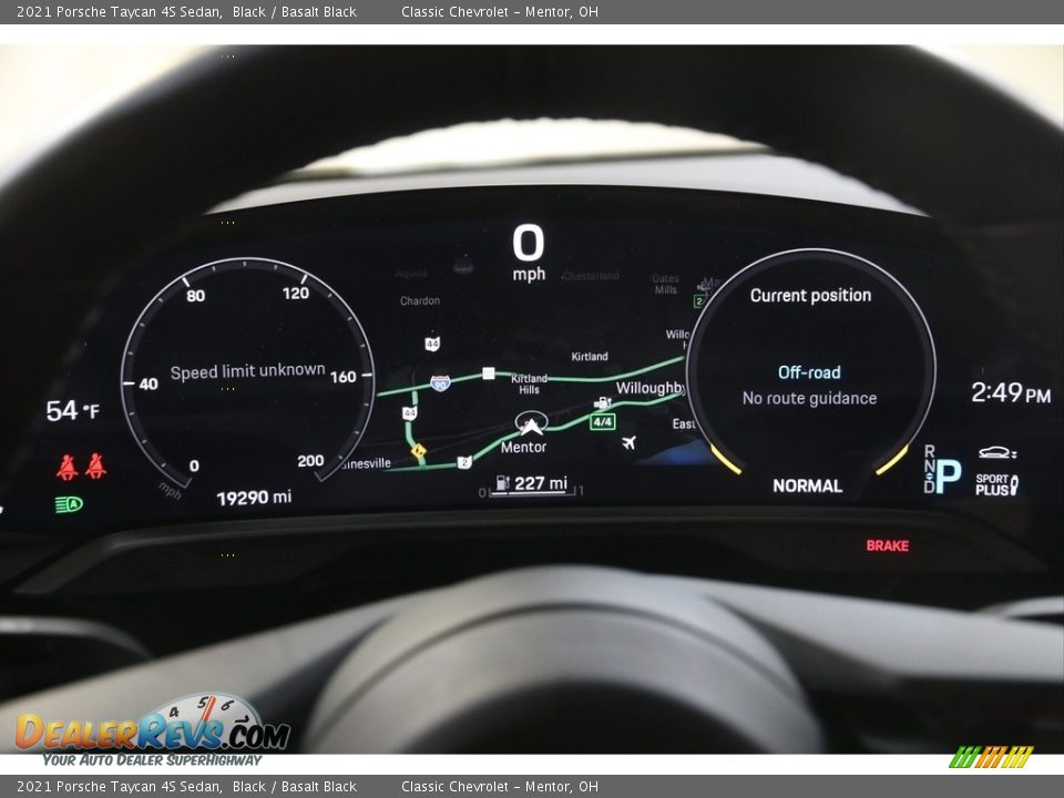 2021 Porsche Taycan 4S Sedan Gauges Photo #9