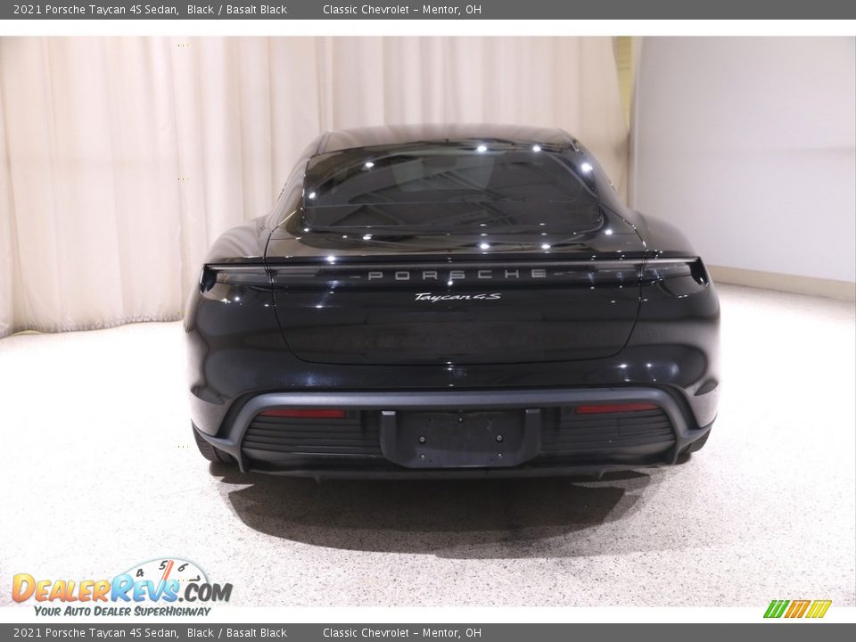 2021 Porsche Taycan 4S Sedan Black / Basalt Black Photo #26