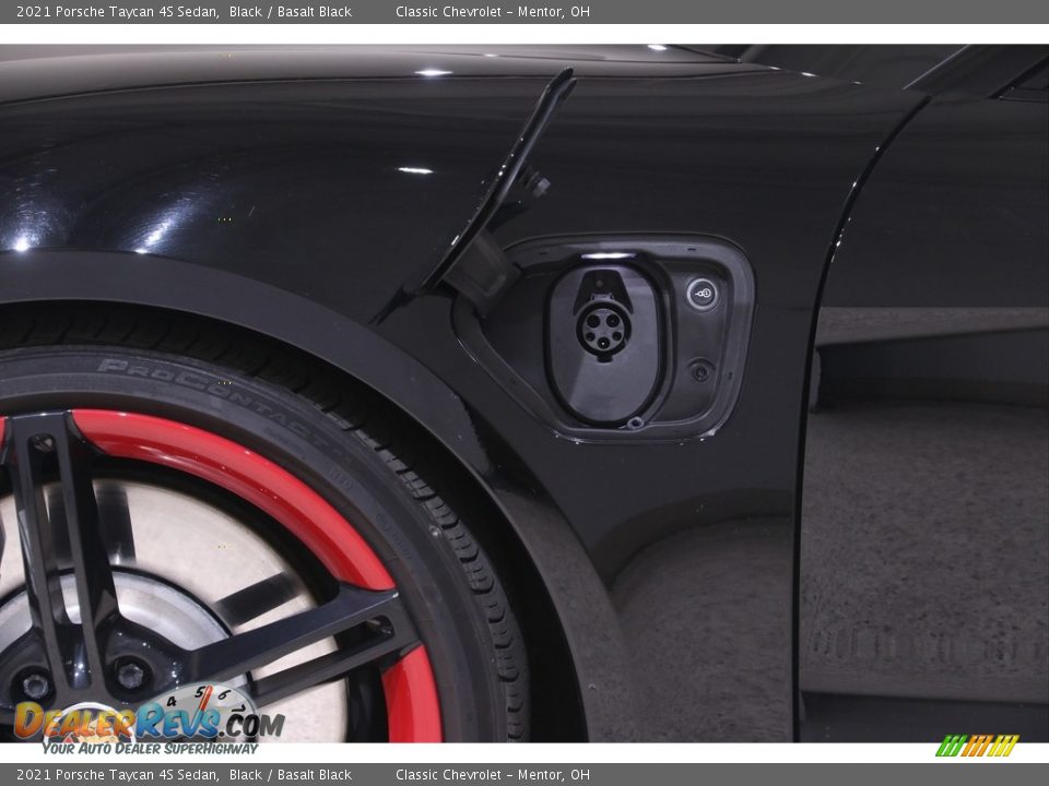 2021 Porsche Taycan 4S Sedan Black / Basalt Black Photo #29