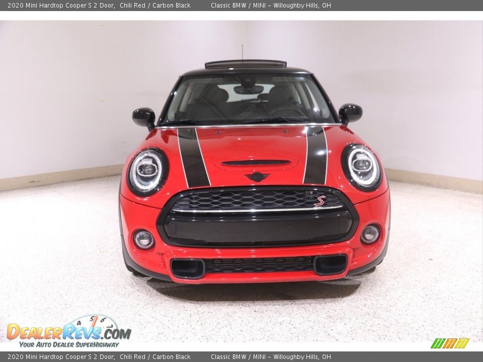 2020 Mini Hardtop Cooper S 2 Door Chili Red / Carbon Black Photo #2