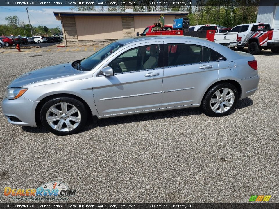 2012 Chrysler 200 Touring Sedan Crystal Blue Pearl Coat / Black/Light Frost Photo #1