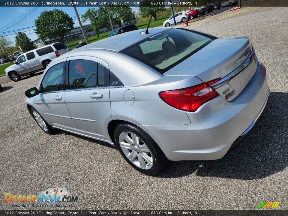 2012 Chrysler 200 Touring Sedan Crystal Blue Pearl Coat / Black/Light Frost Photo #2