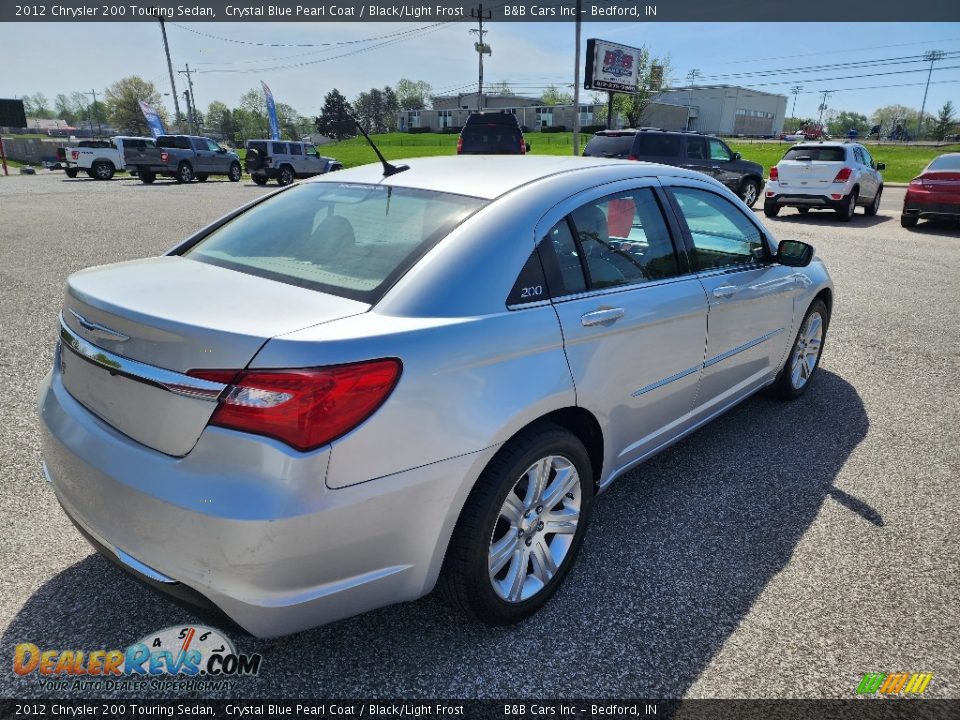 2012 Chrysler 200 Touring Sedan Crystal Blue Pearl Coat / Black/Light Frost Photo #4