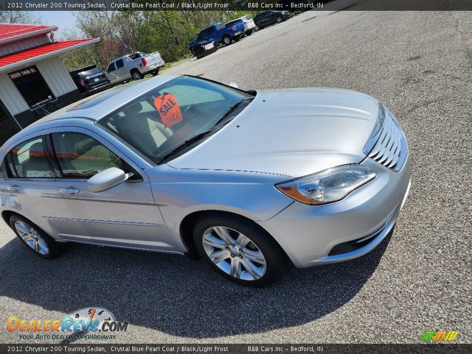 2012 Chrysler 200 Touring Sedan Crystal Blue Pearl Coat / Black/Light Frost Photo #6