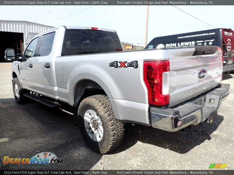 2019 Ford F250 Super Duty XLT Crew Cab 4x4 Ingot Silver / Earth Gray Photo #2