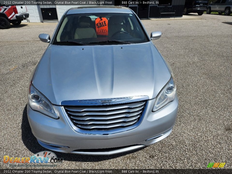 2012 Chrysler 200 Touring Sedan Crystal Blue Pearl Coat / Black/Light Frost Photo #7