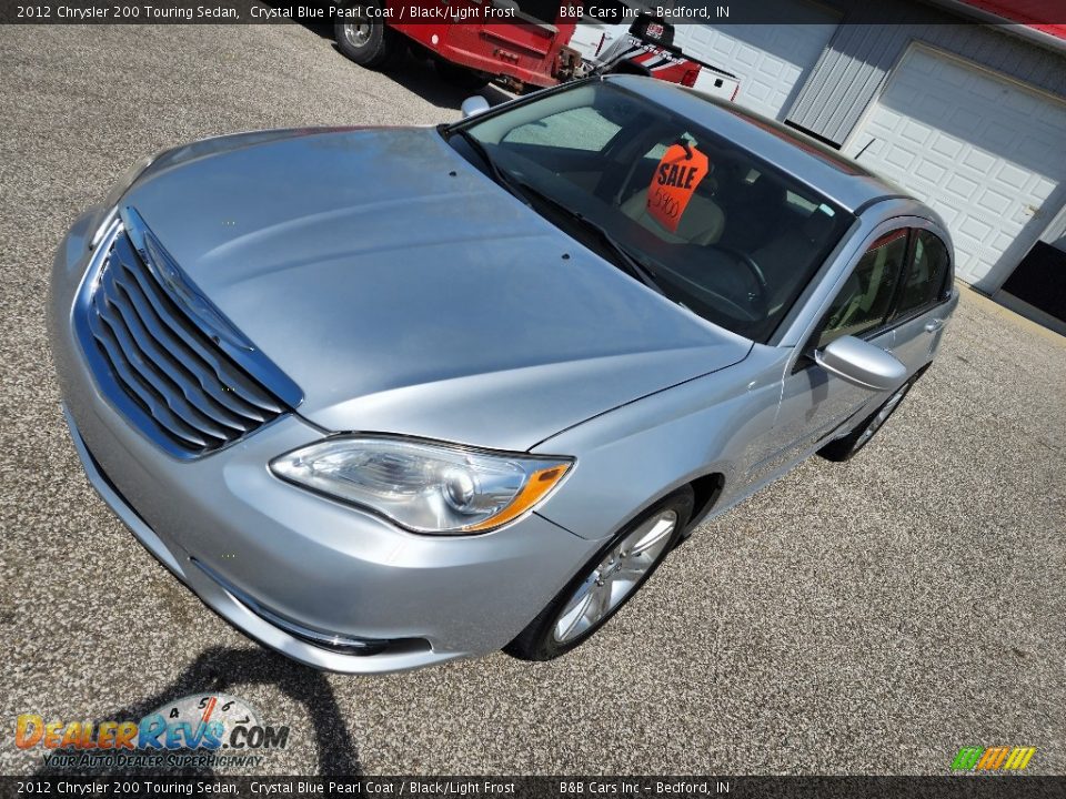 2012 Chrysler 200 Touring Sedan Crystal Blue Pearl Coat / Black/Light Frost Photo #8