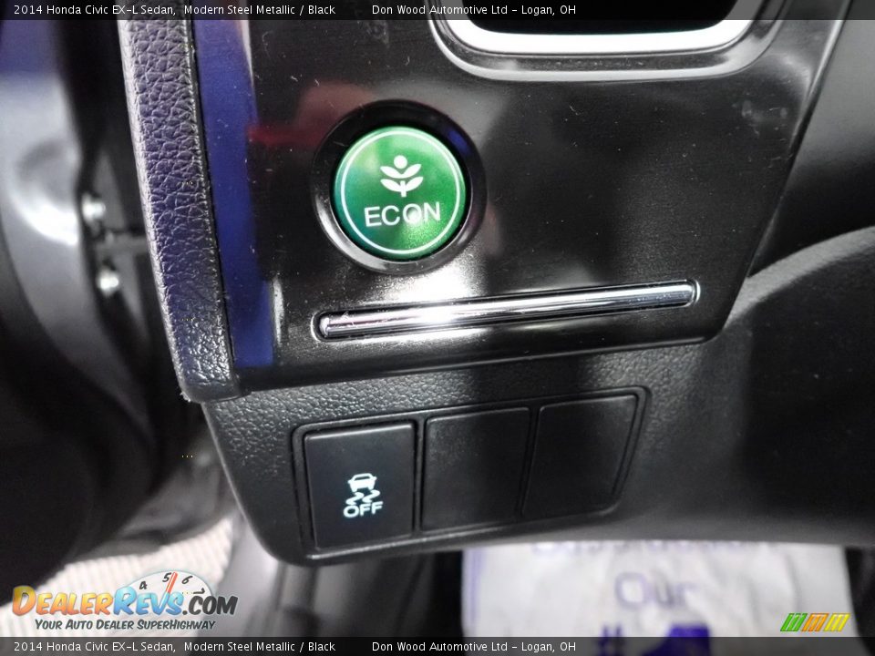 Controls of 2014 Honda Civic EX-L Sedan Photo #17
