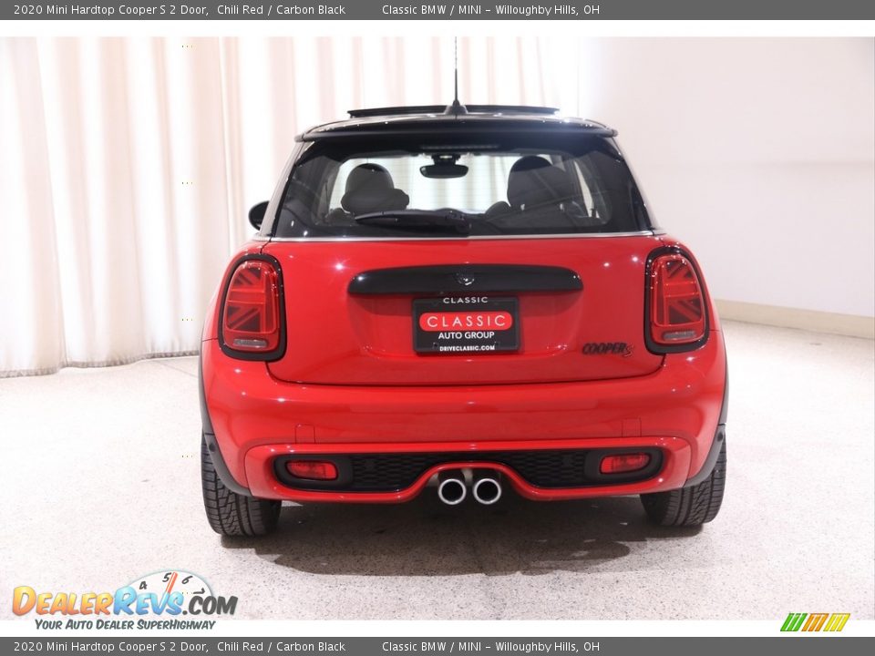 2020 Mini Hardtop Cooper S 2 Door Chili Red / Carbon Black Photo #19