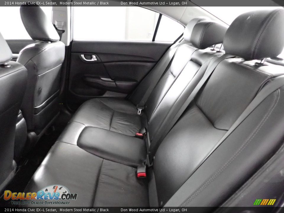 Rear Seat of 2014 Honda Civic EX-L Sedan Photo #25